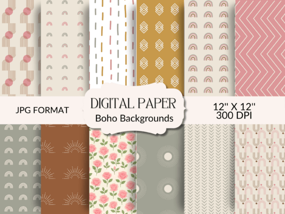 Boho Earthy Backgrounds: A Grounded Approach to Modern Design