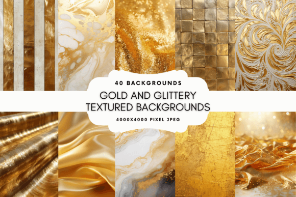 Elevate Your Brand with Gold and Glittery Backgrounds