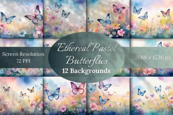 Ethereal Pastel Butterflies Backgrounds: A Designer's Guide to Whimsy