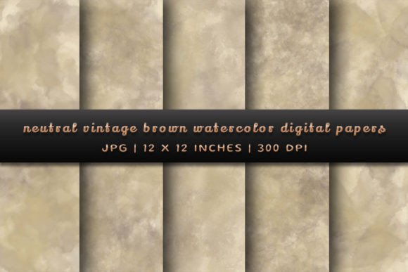 Neutral Vintage Brown Backgrounds: A Design Staple