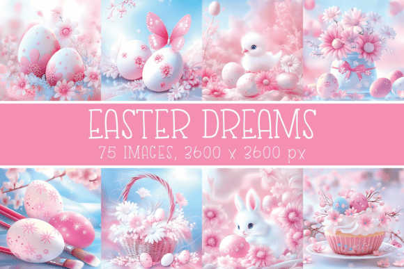 Spring's Palette: Leveraging Pink Easter Digital Papers for Your Projects