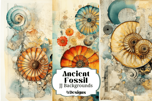 Unearthing Deep Time: 4 Ancient Fossil Geology Backgrounds
