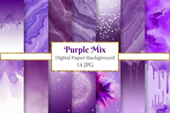 Unlock Creative Potential with Purple Backgrounds Mix